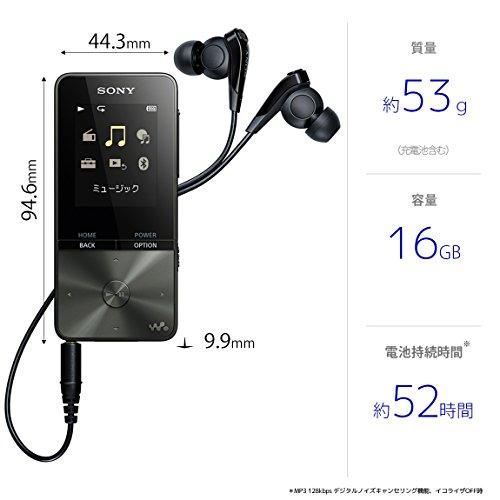 ソニー ウォークマン Sシリーズ 16GB NW-S315 : MP3プレーヤー
