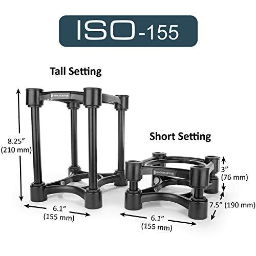 ★最終価格★ ISO ACOUSTICS ISO-155 スピーカースタンド ペアセット 【G1887768656】(11850円)
