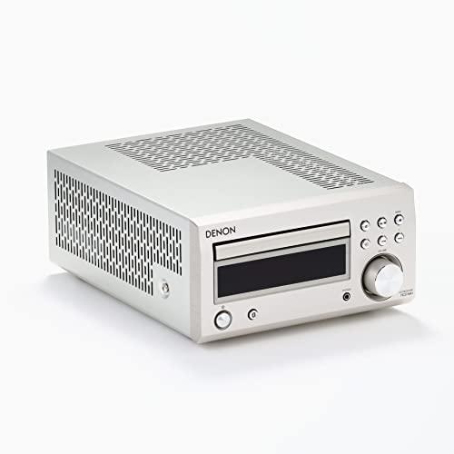 デノン Denon RCD-M41 ワイドFM AM/FMラジオチューナー ディスクリートアンプ搭載 BluetoothR対応 CDレシーバー RCD ワイドFM シルバー