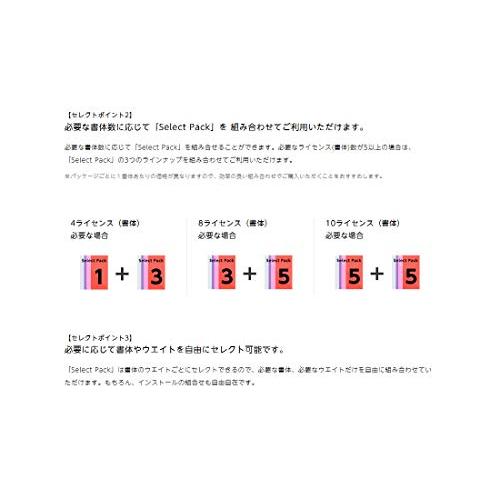 【値下げ⭕️】 MORISAWA Font Select Pack 5 【1150725662】(41817円)