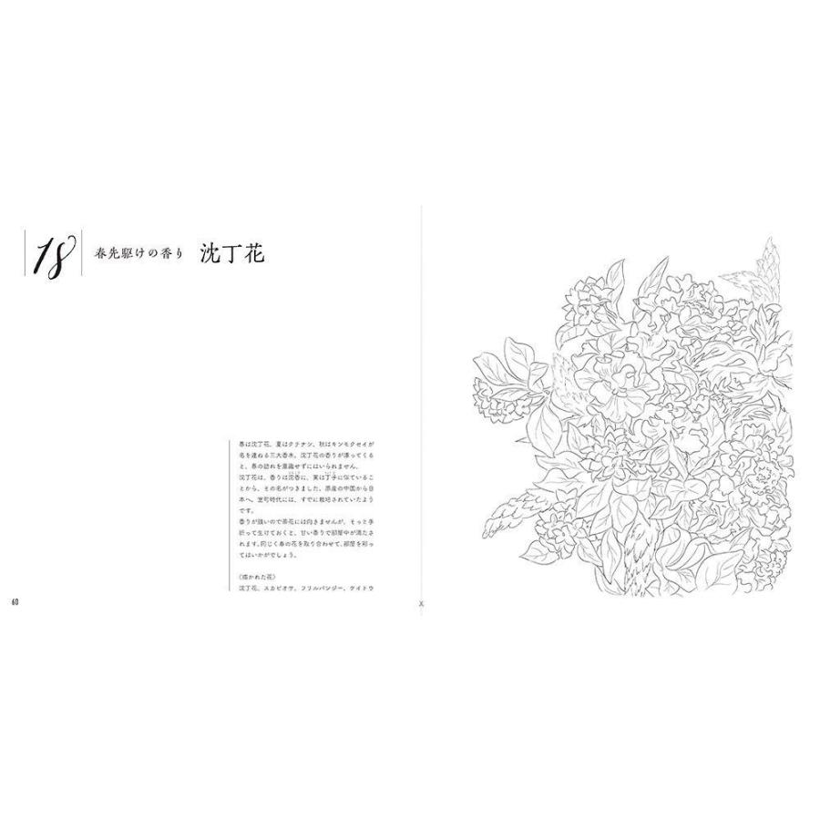 おとなのスケッチ塗り絵 美しいボタニカルアート 季節のアレンジフラワー編 T Tshop 通販 Yahoo ショッピング