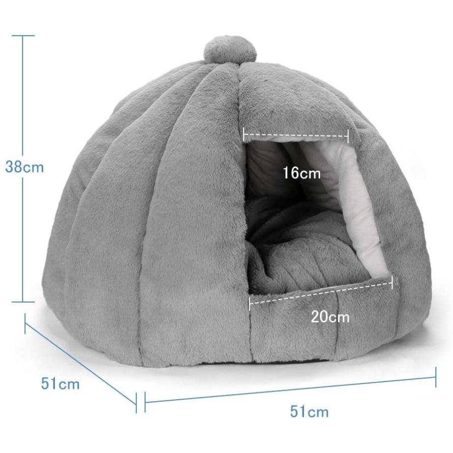 最大10 Offクーポン 猫ハウス 冬 猫用ベッド 猫 ドーム型 ベッド 犬小屋 可愛い 柔らか 水洗え 滑り止め 小型犬 キャット ペット小屋 室内用 クッション付 Dprd Jatimprov Go Id