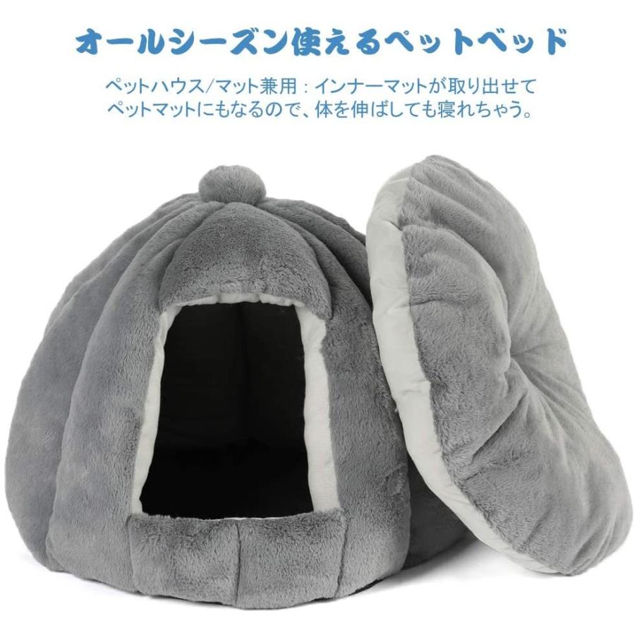 最大10 Offクーポン 猫ハウス 冬 猫用ベッド 猫 ドーム型 ベッド 犬小屋 可愛い 柔らか 水洗え 滑り止め 小型犬 キャット ペット小屋 室内用 クッション付 Dprd Jatimprov Go Id