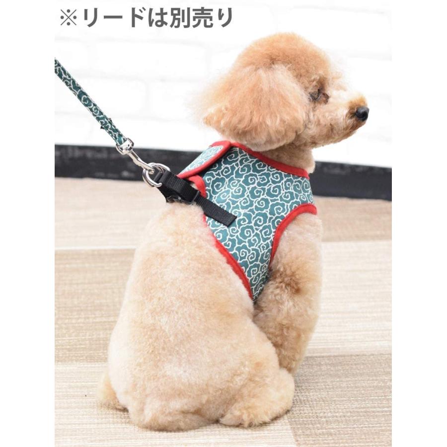 Ashuウェアハーネス 唐草 M 緑 犬の服 Www Mantraman Com Mx