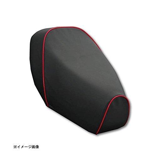 アッズ(Azzu) 日本製シートカバー ジョグ(SA36J SA39J) 黒カバー・赤パイピング(被せタイプ) AZ-YCR2099-C10 自転車シートカバー
