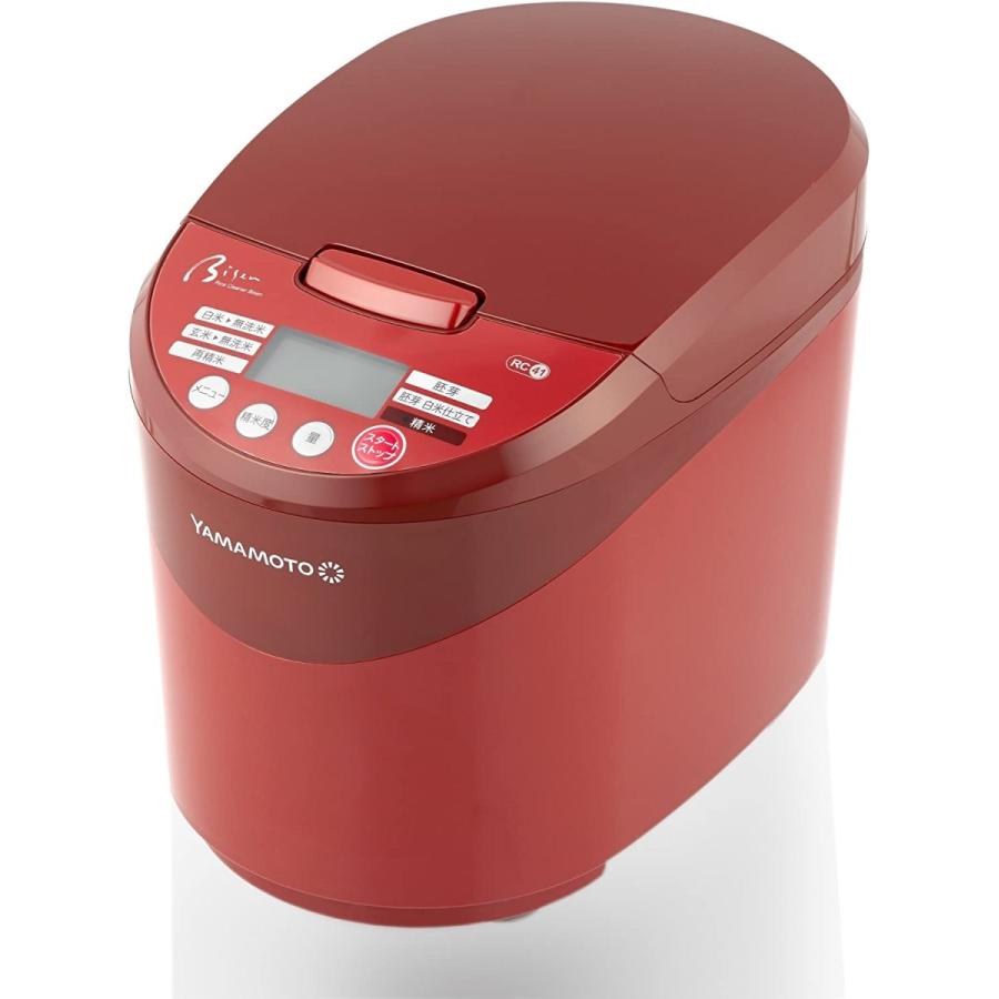 山本電気 精米機 ライスクリーナー Bisen RC41レッド YE-RC41R|tt-stor|11