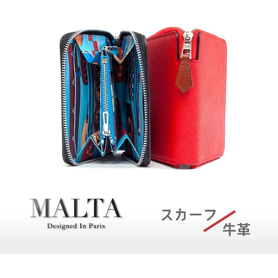 Sale 69 Off Malta ミニ財布 レディース ラウンドファスナー インナー スカーフ 薄型 牛革 カラフル 小さい財布 コンパクト 薄い 軽い Babylonrooftop Com Au