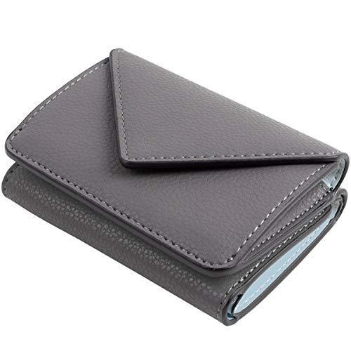 数量は多い Malta 三つ折り財布 ミニ財布 メンズ レディース コンパクト 小さい 財布 レザー 牛革 ボタン型 小銭入れ カード入れ 大容量 ツー Babylonrooftop Com Au