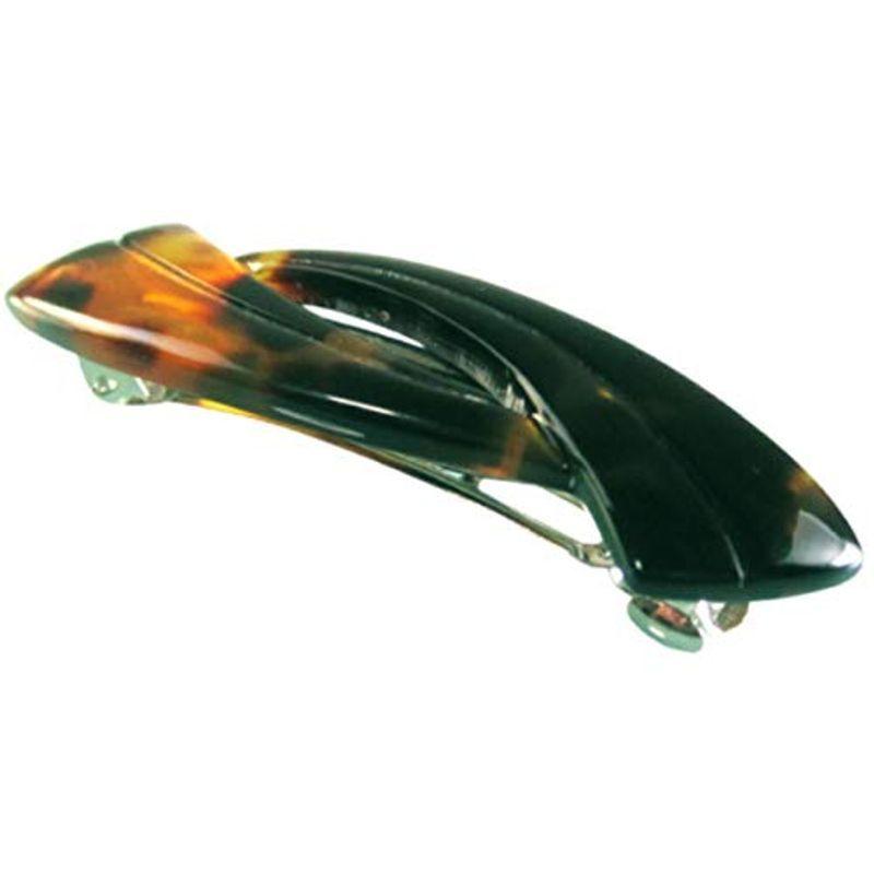 直送商品 本べっ甲 髪留め 透かし入り バレッタ ヘア アクセサリー 本鼈甲の髪飾りで黒留袖のフォーマルな髪型から浴衣のヘアアレンジまで ヘアアクセサリー