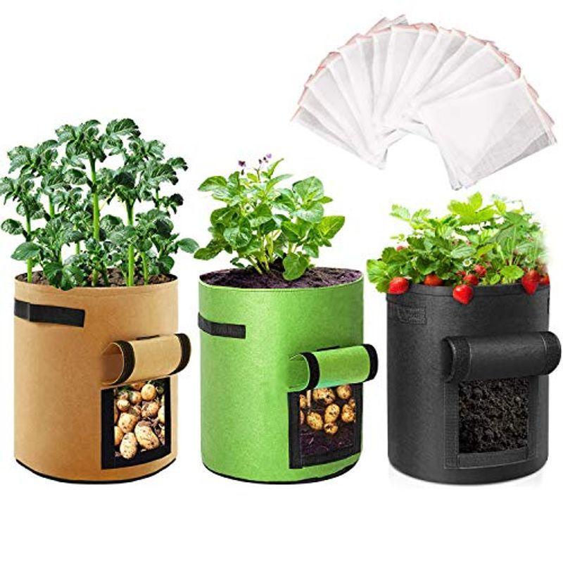 エプダ店 不織布ポット植物栽培バッグポット プランター フェルト 植え袋 ジャガイモ トマト ニンジン 園芸 ガーデン 植物育成 野菜栽培 T Tshop 通販 Yahoo ショッピング