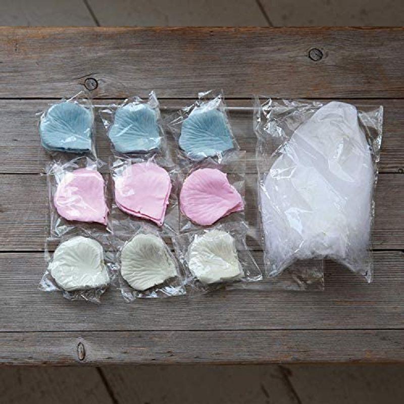 売れ筋新商品 フラワーシャワー 造花 花びら 約1000枚 挙式 たっぷり ウェディング 3色とフェザー 天使のパステル Babylonrooftop Com Au