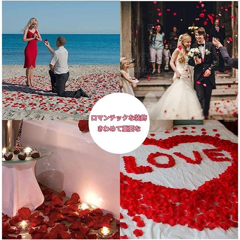 Ricisung 00枚 花びら プロポーズ 飾り 2色 桜吹雪 フラワーシャワー 結婚式 誕生日 撮影 お祝い 演出にローズ 赤 パー T Tshop 通販 Yahoo ショッピング