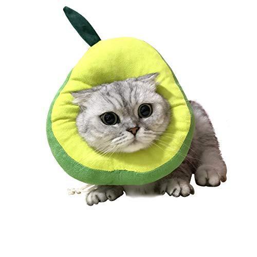 エリザベスカラー 猫 舐め防止 アボカド ソフト サイズ調整可能 軽量 ハロウィーン クリスマス着装 手術後 保 Efa ティーティーストア 通販 Yahoo ショッピング