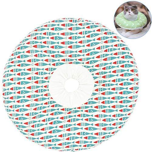 Umora 猫 犬 エリザベスカラー 傷口保護 傷舐め防止 引っ掻き防止 術後服着替え 柔らかい 魚 ｍ Zpxobezq8w 犬用品 Www Emoline Com Tr