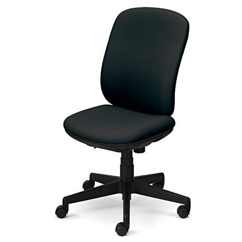 プラス オフィスチェア Presea ハイバック ブラックシェル 肘なし ブラック KC-K63SL 697848