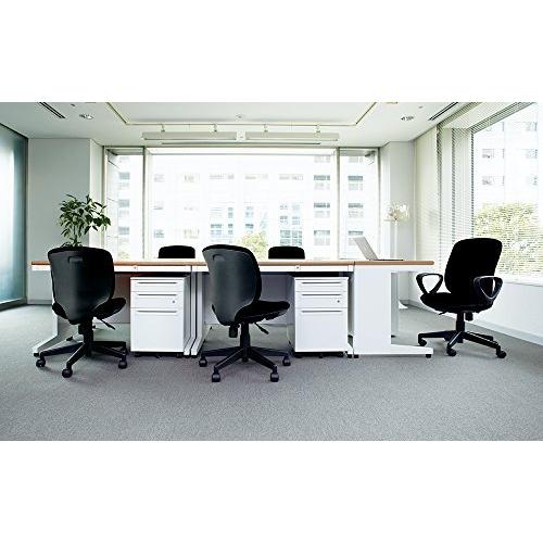 高評価続出！ プラス オフィスチェア Presea ハイバック ブラックシェル 肘なし ブラック KC-K63SL 697848 【N2924844935】(18365円)