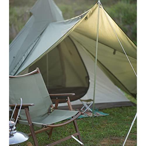 Vidalido インディアンワンポールテント 3人 4人用収納コンパクト簡単