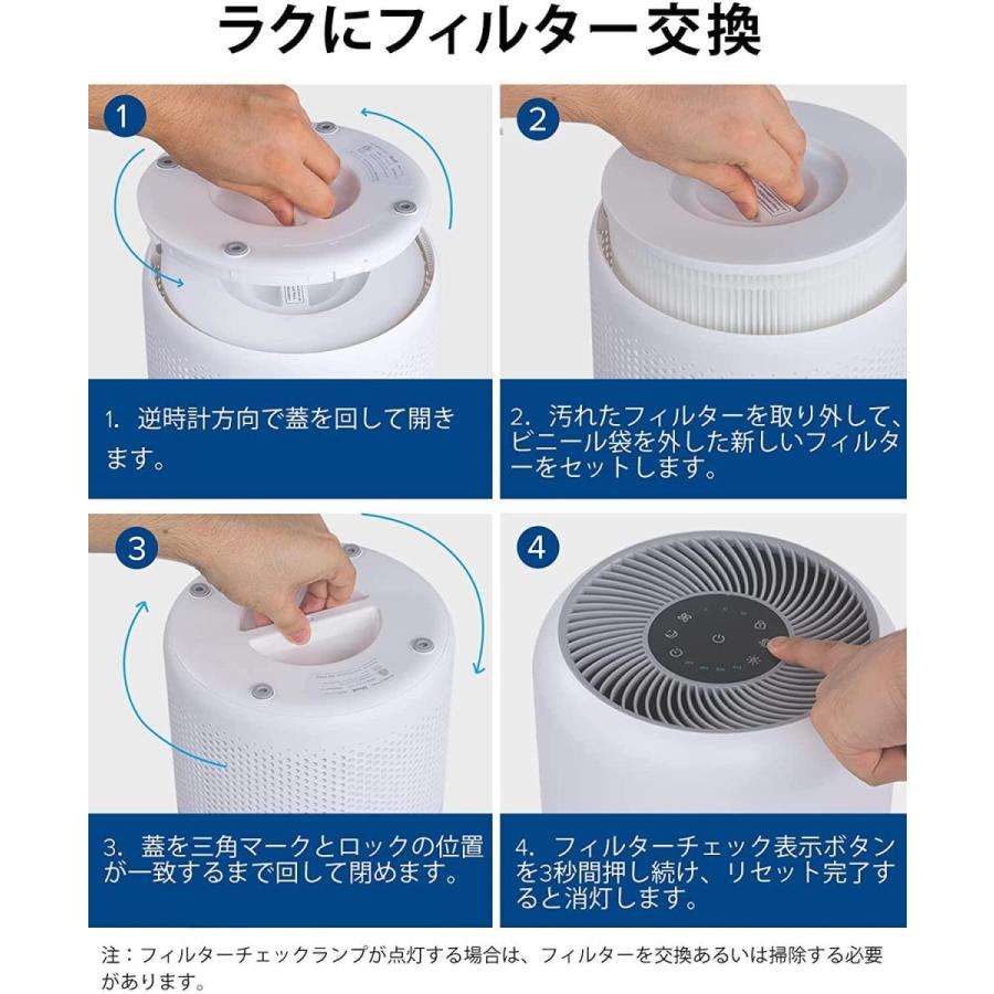 【送料無料】Levoit交換用フィルター 【対応機種:Core300 CoreP350 Core300S】 静電HEPA フィルター適用空気清浄機 公式代理店|tt-store|05