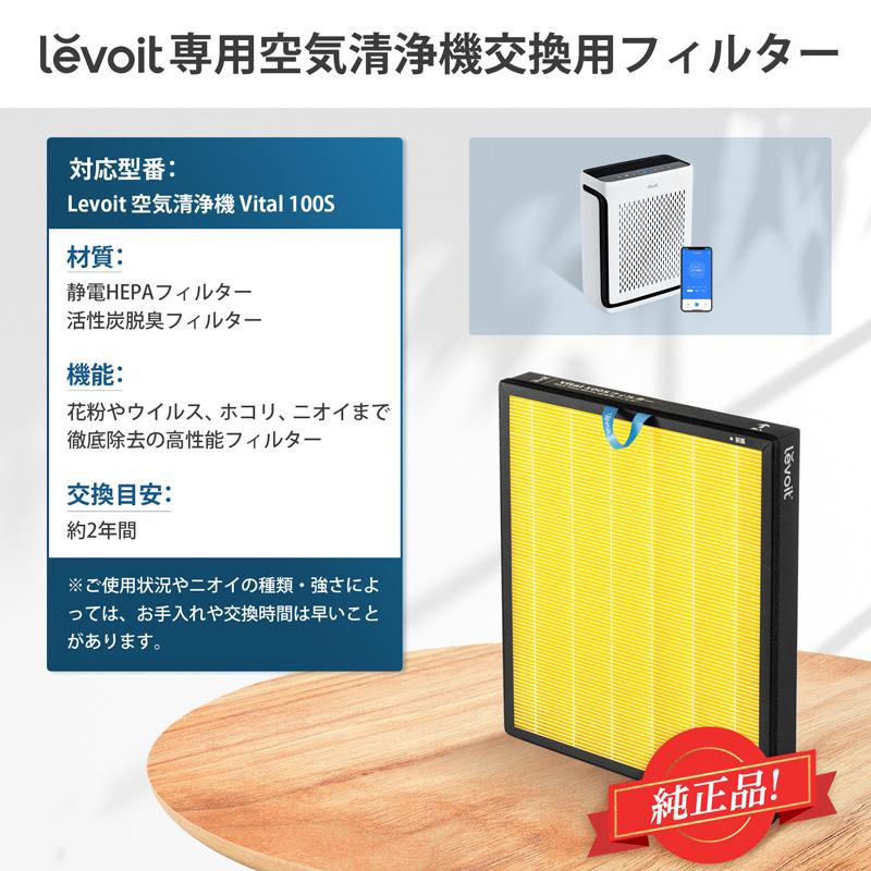 空気清浄機 Vital 100S 交換用フィルター ペット向け 静電HEPA