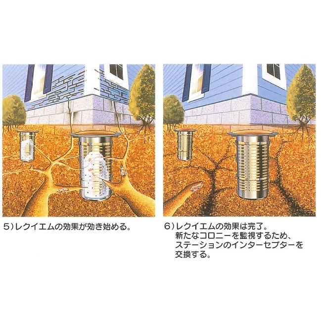 エクステラステーション15セット・Y字キー付 シロアリベイト工法 白蟻 予防 駆除の画像