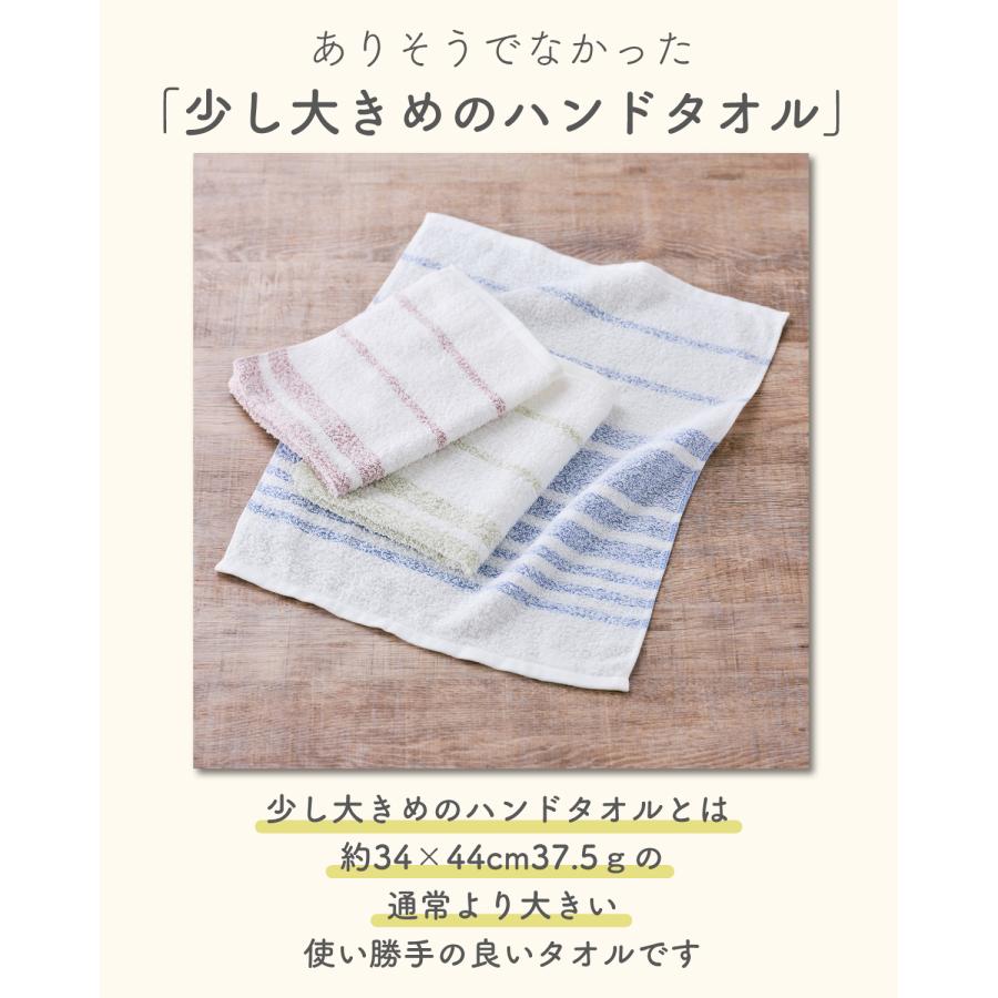 泉州タオル 日本製 少し大きめのハンドタオル / 30枚組 薄手 綿100% 速