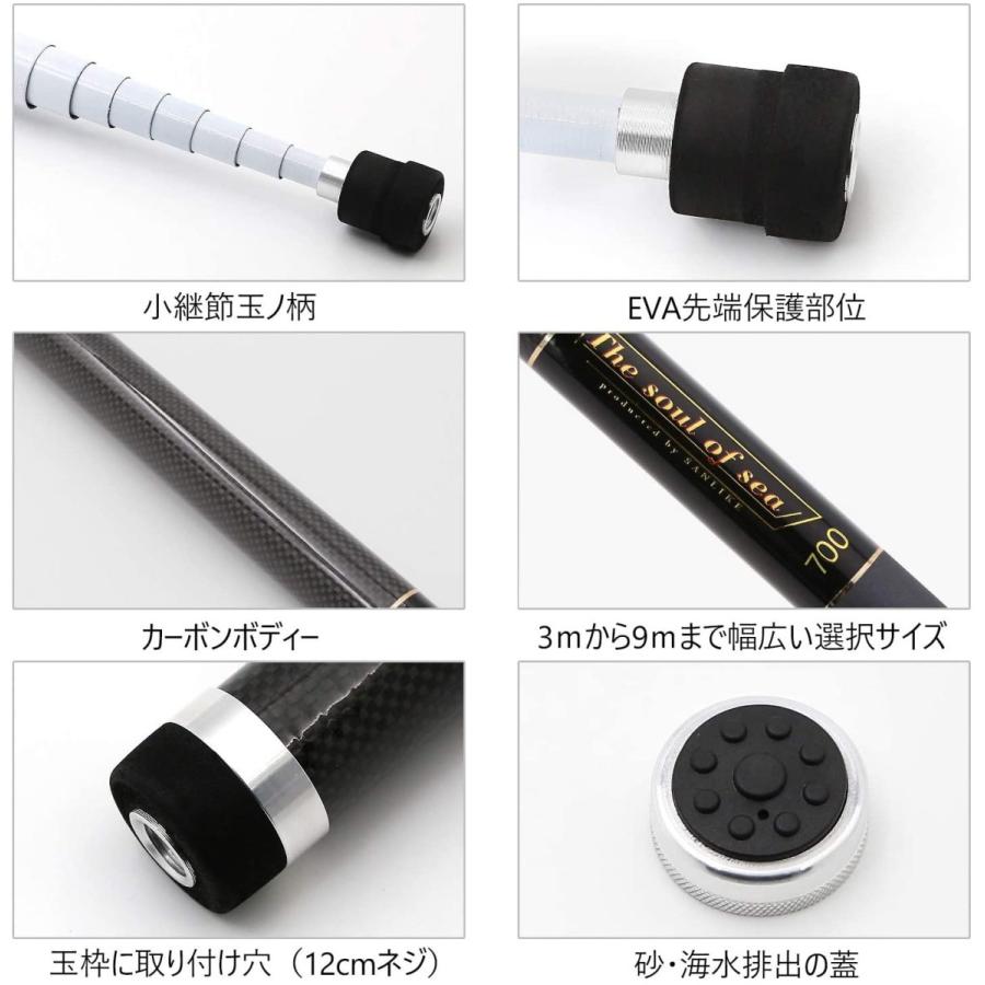 最安値に挑戦 Sanlike 玉の柄 磯釣り ランディングポール 伸縮 小継 軽量 玉ノ柄 カーボン釣り柄 700 即日出荷 Kwsrbd Com