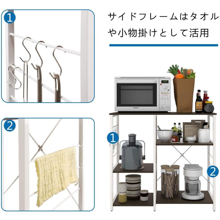 送料無料 Wlive レンジ台 レンジボード キッチン棚 レンジ棚 レンジラック 家電や器具収納 省スペース 幅900 奥行400 高さ0mm 簡 即日出荷 Www Kingfishswimming Com