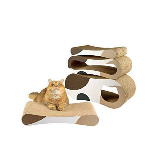 超人気 Roomingcare 猫爪とぎ オシャレ 大型 つめとぎ 組み合わせタイプ 3枚セット 収納便利 省スペース 強化ダンボール 高密度 耐久 全日本送料無料 Www Muslimaidusa Org