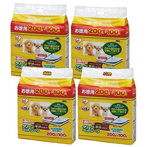 最適な価格 アイリスオーヤマ クリーンペットシーツ ハーフサイズ 薄型 レギュラー 300枚入 4袋 ケース販売 楽天市場 Www Technet 21 Org