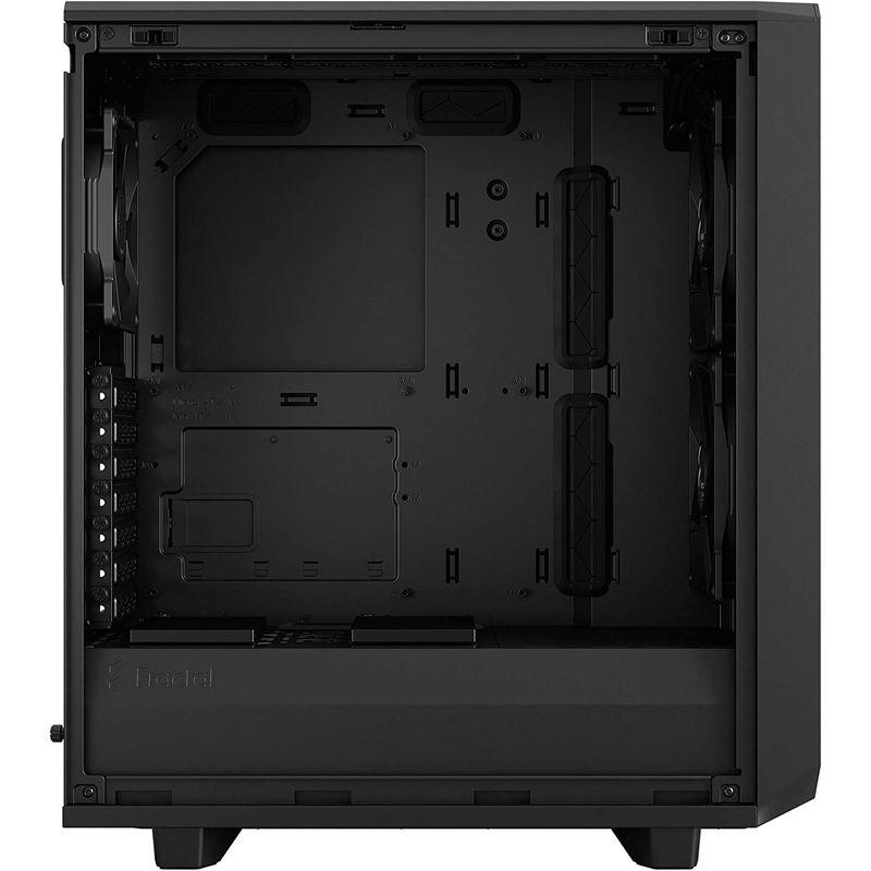 販売新作 Fractal Design Meshify 2 Compact Black ミドルタワーPCケース メッシュデザイン採用 ソリッドパネルモ