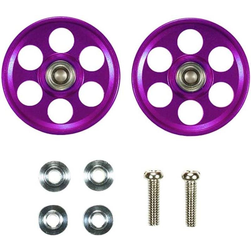 ミニ四駆　精密加工　オールアルミベアリングローラ１７ｍｍ　銀２個