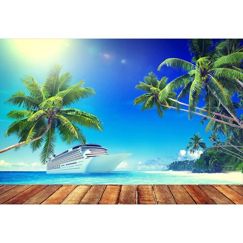 有名なブランド Y清右ヱ門肆号店バック紙 背景紙 海 夏 船 ビーチ 青い空 ココナッツツリー 波 ウォールペーパー 壁紙 スタジオ 撮影小道具 写真撮影 誕生日 イベント Students Asucla Ucla Edu