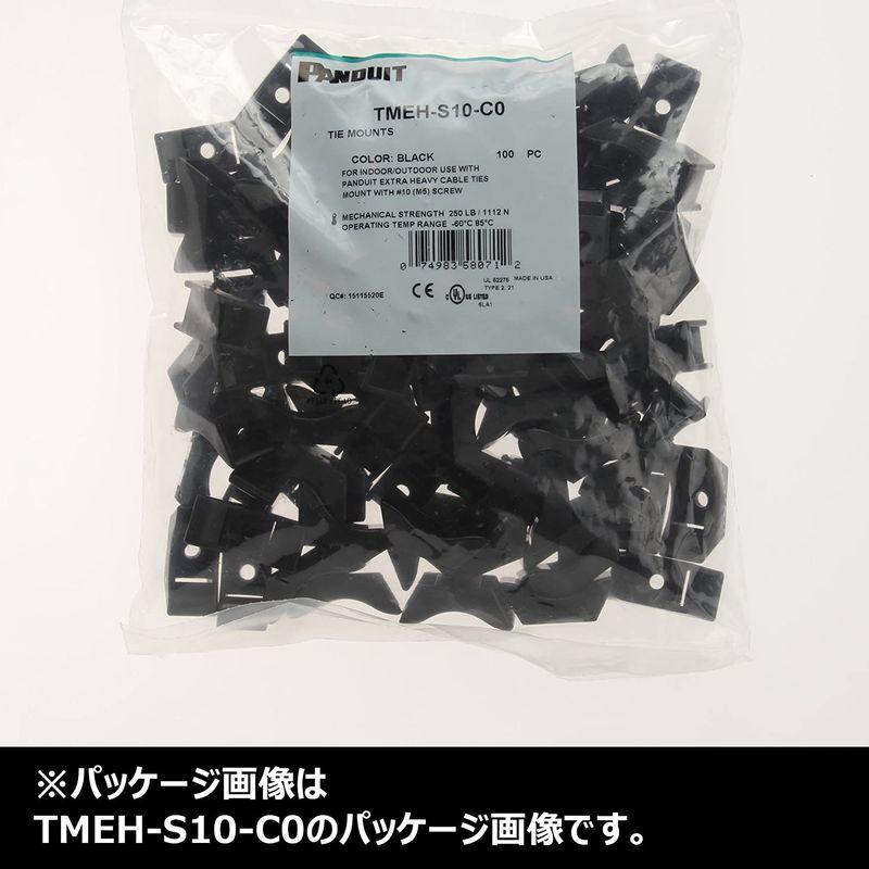 目玉商品 パンドウイット タイマウント 耐候性黒 TMEH-S10-C0