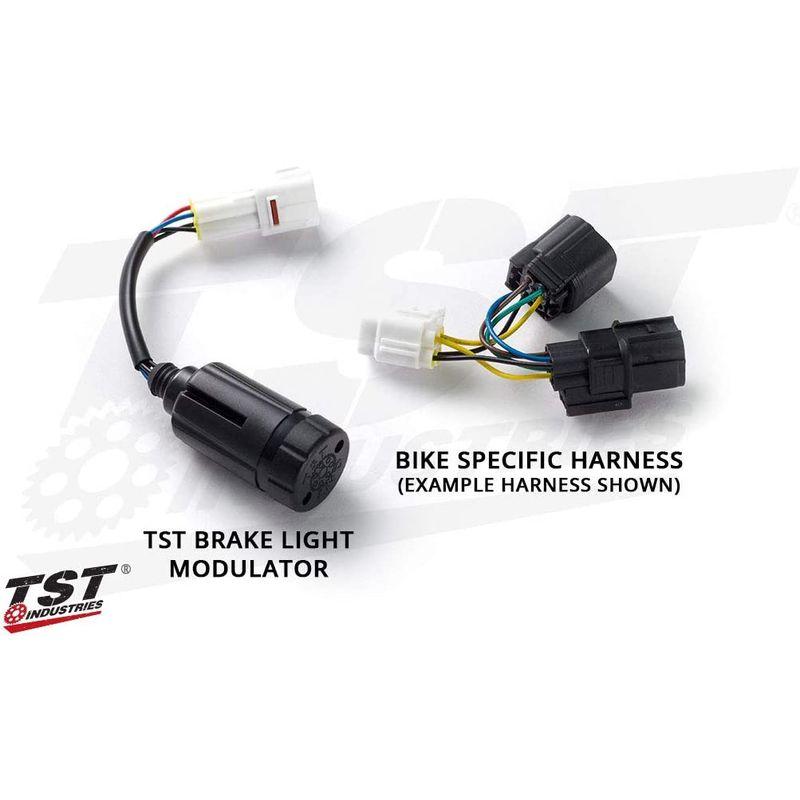 新作商品も続々入荷中！ TST 純正テールライトの発光パターンを変更 ZX10R(08-10)/ZX6R(09-12) ブレーキライトモジュレーター
