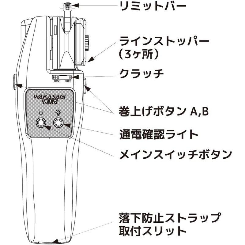 2022春夏 アルファタックル(Alpha Tackle) ワカサギ B.I.D電動 メタリックネイビー