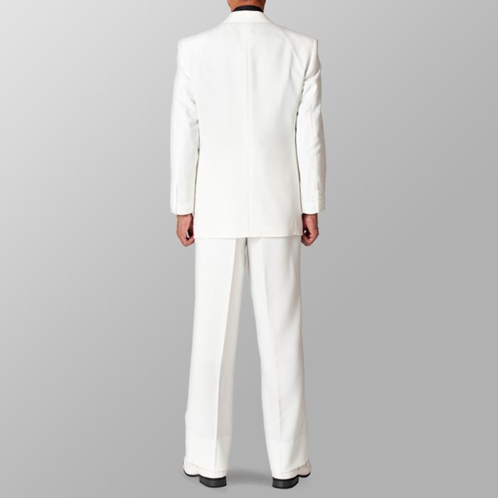 新品 タグ付き マッキントッシュ スーツ セットアップ 白タグ 現行品 S相当 ツータック スラックス パンツ ホワイト 白色 メンズ 男性 矢沢