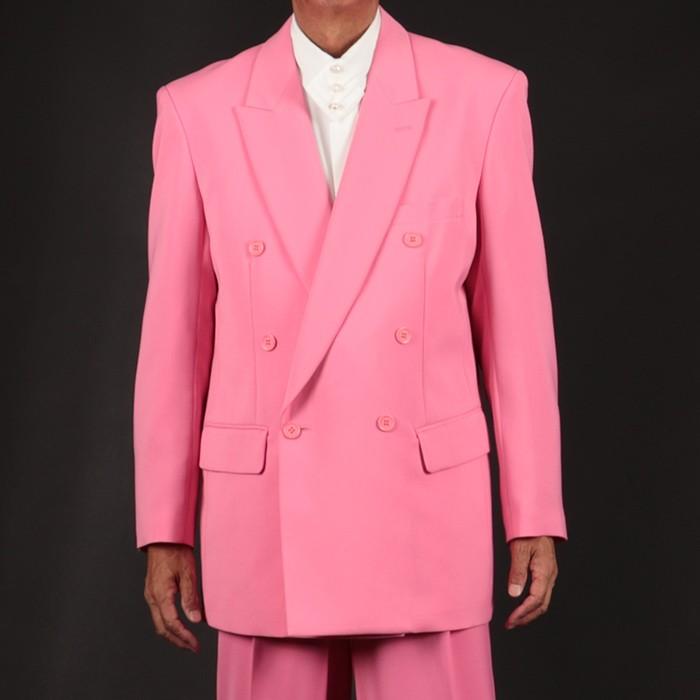 【美品】VIVID FANCY　ハナエモリ　セットアップ　高級スーツ　ピンクLL 美品】VIVID FANCY ハナエモリ セットアップ 高級スーツ ピンクLL