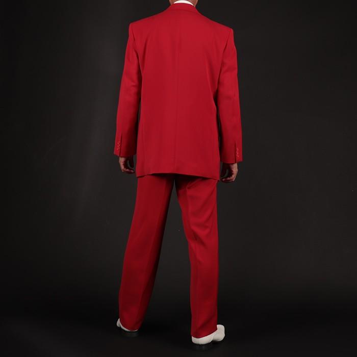 セット割 カラースーツ ダブル レッド 赤 ステージ衣装 カラオケ衣装