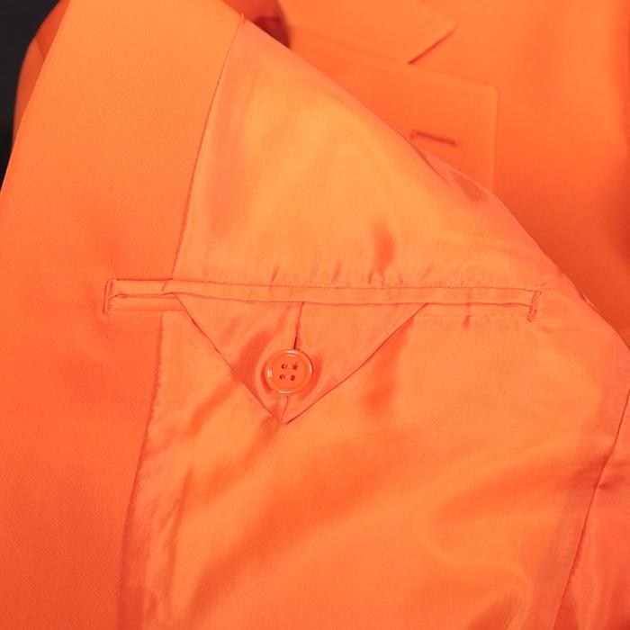 ステージ衣装 カラオケ衣装 メンズ 男性 ダンス オレンジ ジャケット