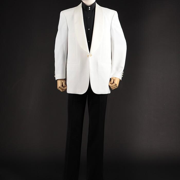 ホワイト 白 ジャケット 矢沢 ステージ衣装 カラオケ衣装 メンズ 男性 白衿 シングル ダンス 舞台 マジシャン 司会 イベント 発表会 忘年会 新年会 57 Tta Studio 通販 Yahoo ショッピング
