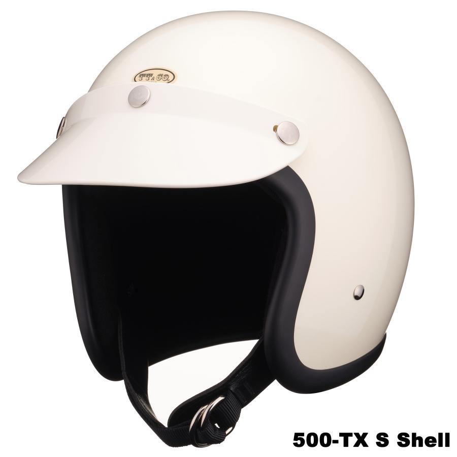 ジェットヘルメット　バイザー付き 旧車にとてもマッチします！ TT&CO. FIRST VISOR アイボリー ジェットヘルメット バイザー フル