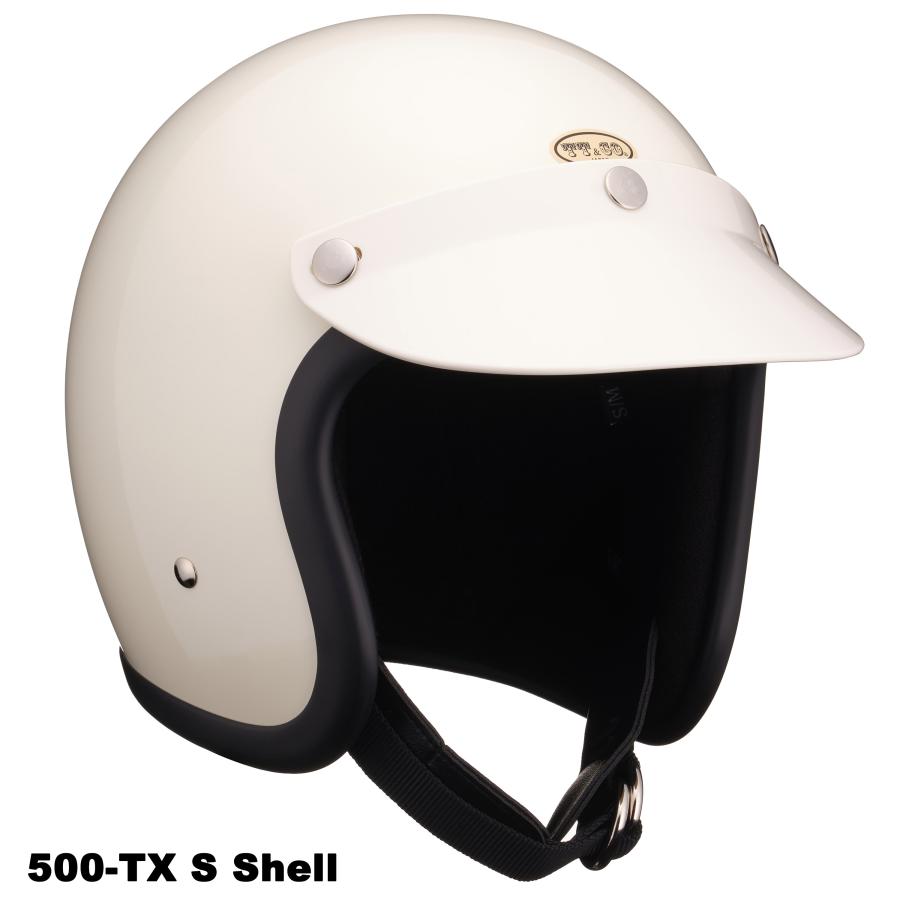 TT&CO. FIRST VISOR アイボリー ジェットヘルメット バイザー フル