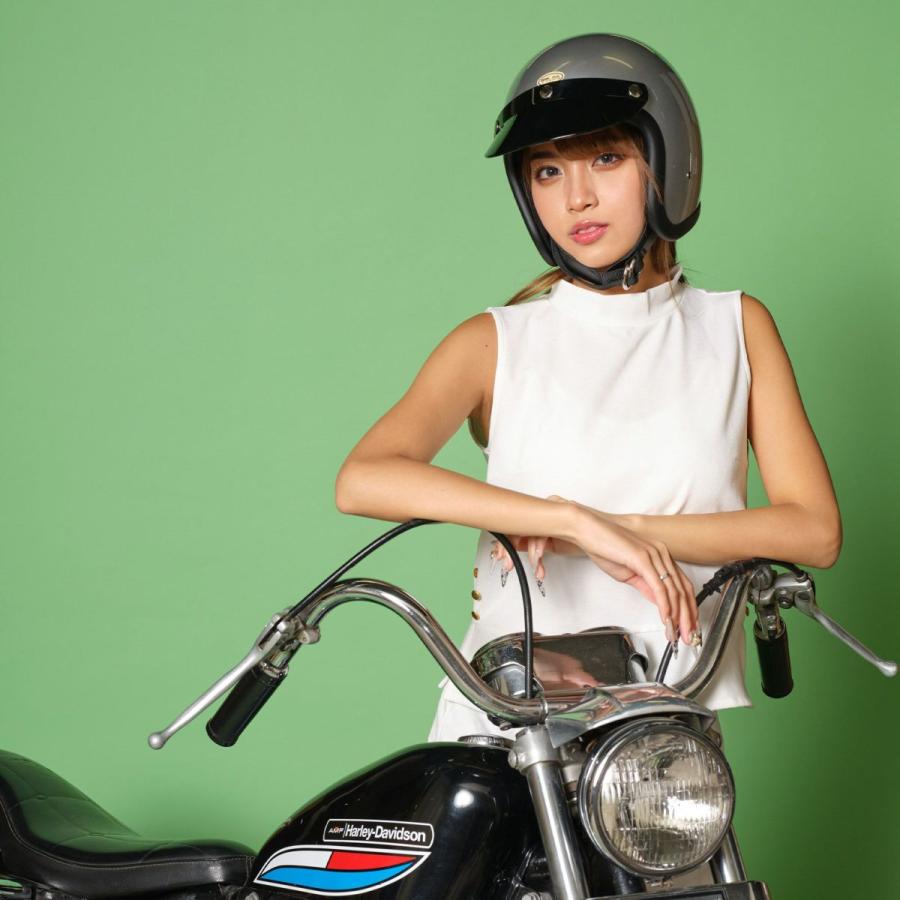 TT&CO. FIRST VISOR スモーク ジェットヘルメット バイザー フル