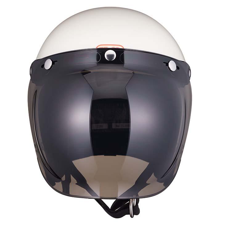バイク用ヘルメット ジェット ヘルメット スモークシールド」の
