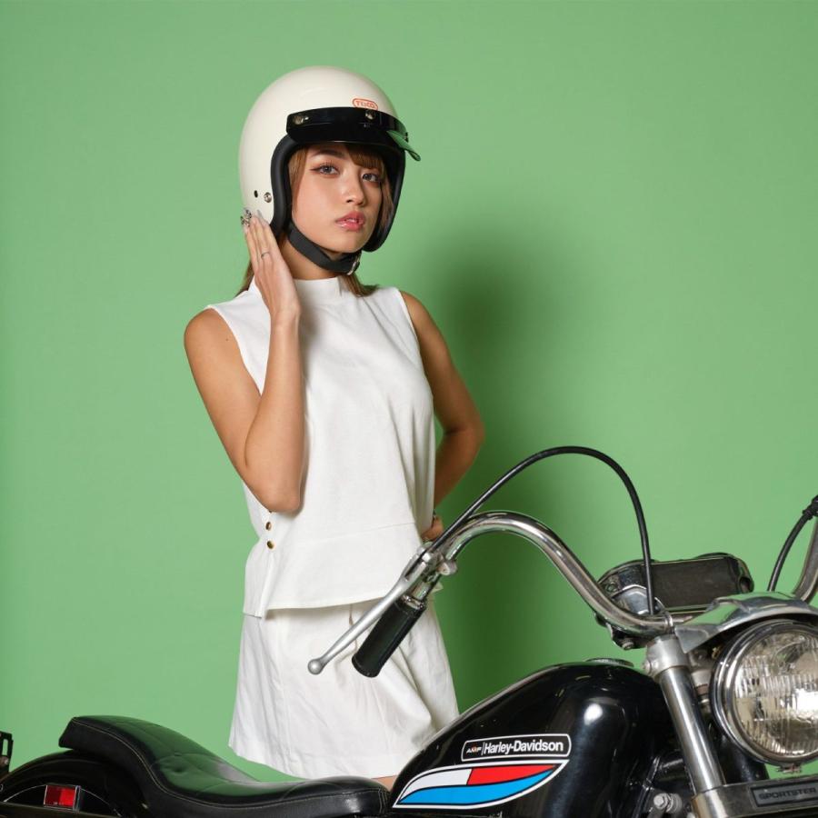 TT&CO. スーパーマグナム 専用バイザー ファイヤーグロー ジェット