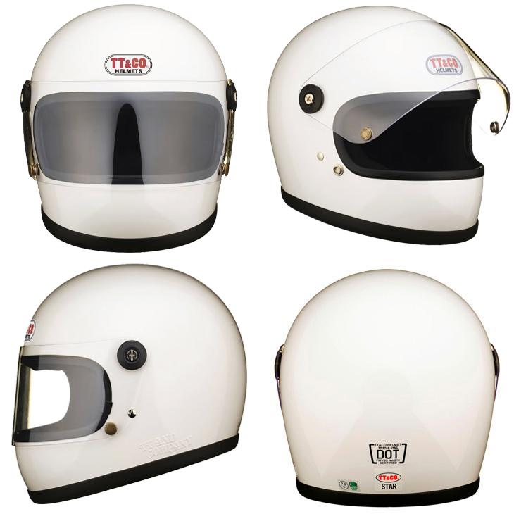 訳あり未使用品　フルフェイスヘルメット バイクヘルメット DOT認証 ヘルメット スモークシールド付　　艶消しサイズ XXL ヘルメット TT＆CO. バイク ヘルメット フルフェイスヘルメット スター シールド