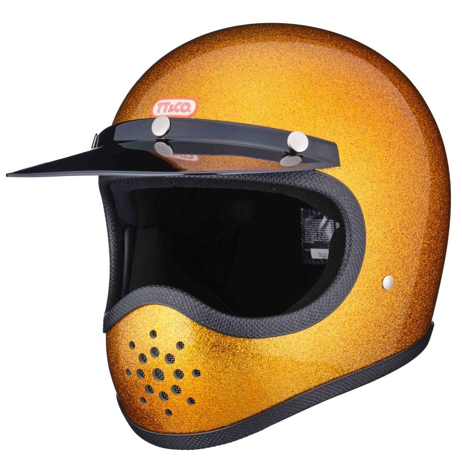 TT&CO. トゥーカッター ゴールド セブンティーズ　フルフェイス　ヘルメット 楽天市場】TT&CO. トゥーカッター SG/DOT ギンギラセブン