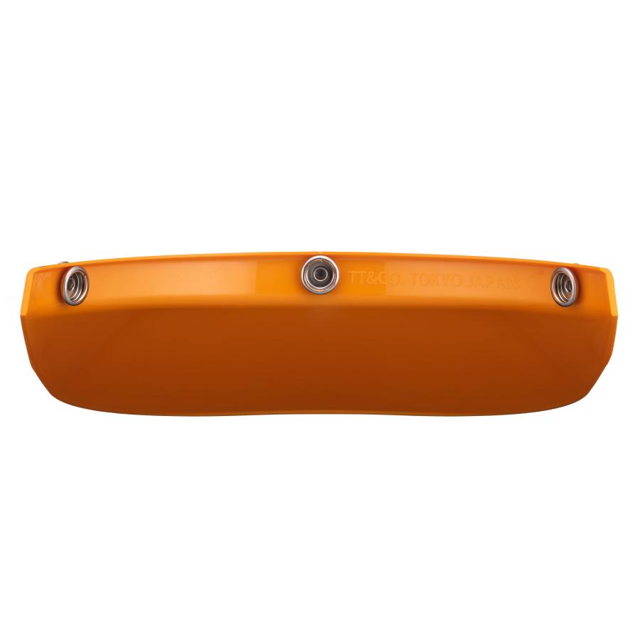 TT&CO トゥーカッター　オレンジイエロー　XL バイザー Mパット付き TT&CO. トゥーカッター 専用バイザー イエロー ジェットヘルメット