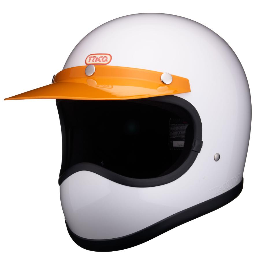 TT&CO. トゥーカッター 専用バイザー イエロー ジェットヘルメット