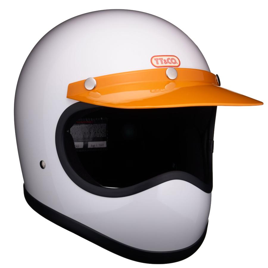 TT&CO. トゥーカッター 専用バイザー イエロー ジェットヘルメット